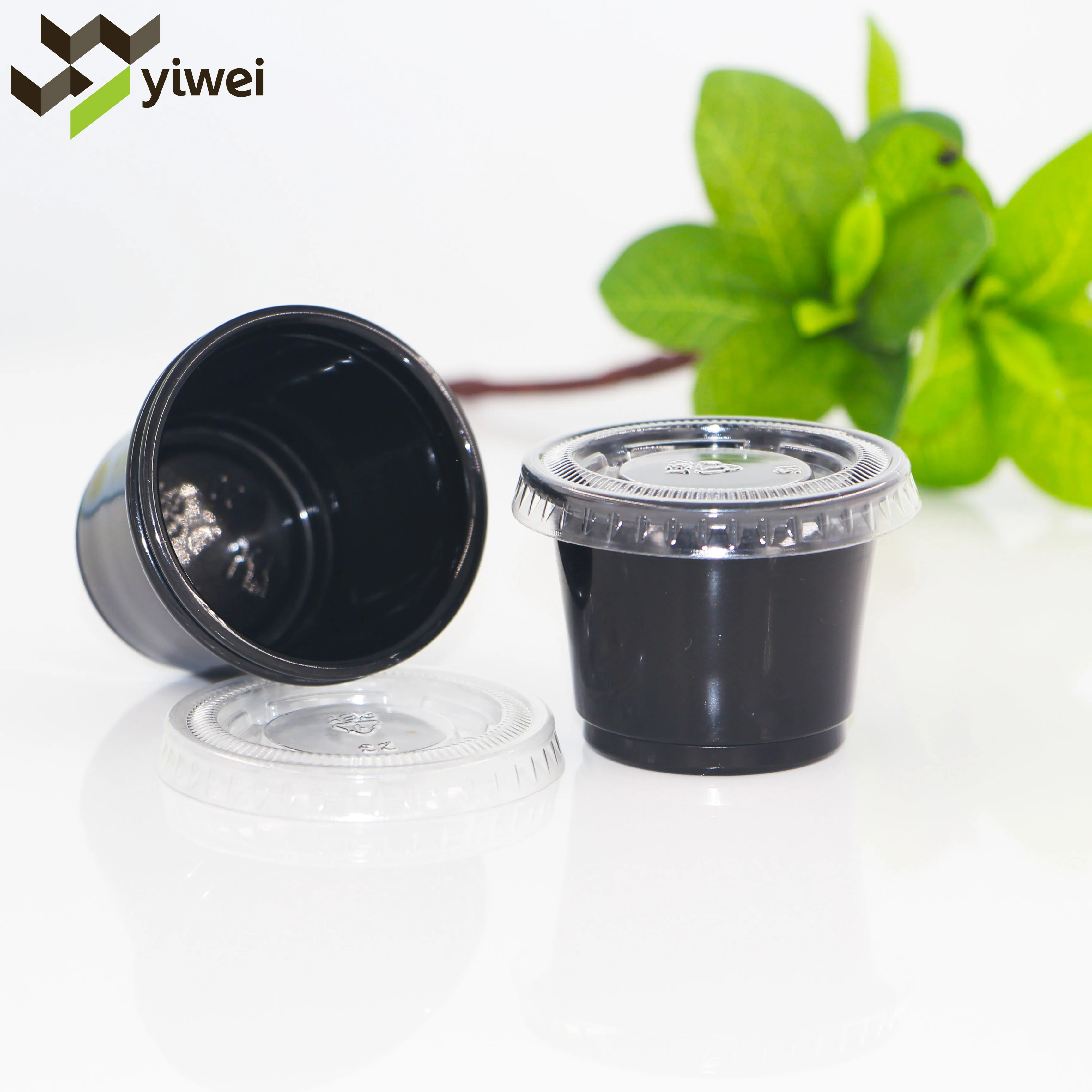 Free Sample Fast Delivery  Per Carton 1oz 45mm Disposable Kitchen PP Plastic OEM Color Portion Sauce Container With Lids