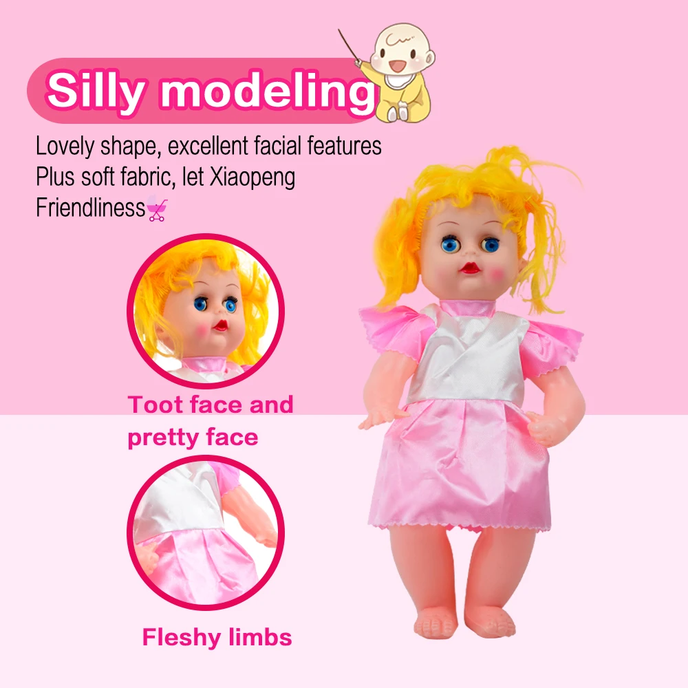 Kids Play House doll baby reborn baby doll play set toy aluminium alloy trolley toy for girls