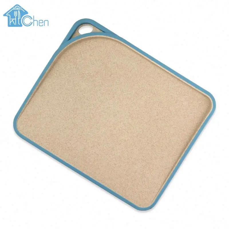 OEM Accepted Wheat Straw Plastic Kitchenware Set Hdpe Cutting Board Design Kitchen Cutting Boards Set