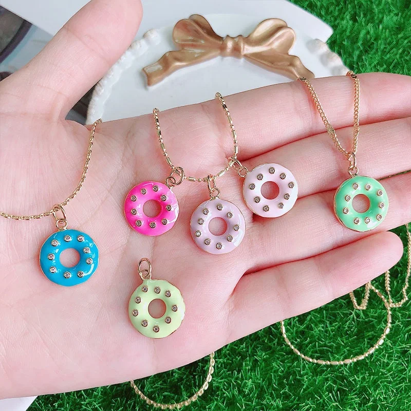 
Jewelry wholesale Gold Plated Enamel funny Jewelry Happy/Sad/Cry Face Emotion Pendant Necklace 