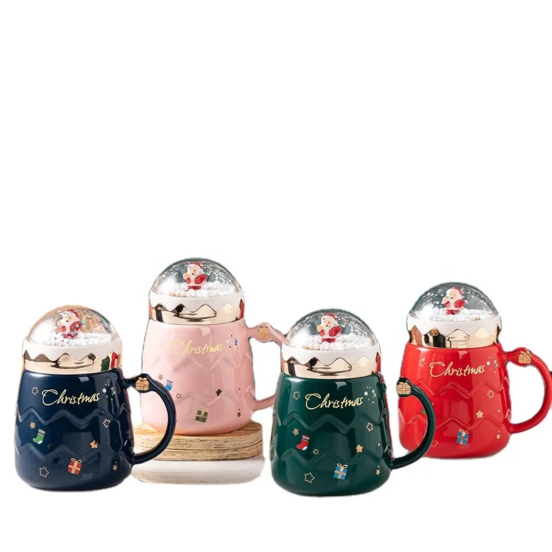 Christmas Coffee Cups Promotional Ceramic Santa Mug, Porcelain Christmas Mug, Christmas Cup Luxury Cups