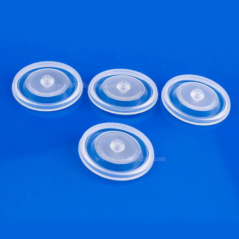 Custom Made Medical Grade Transparent Silicone Rubber Valve Membrane Diaphragm