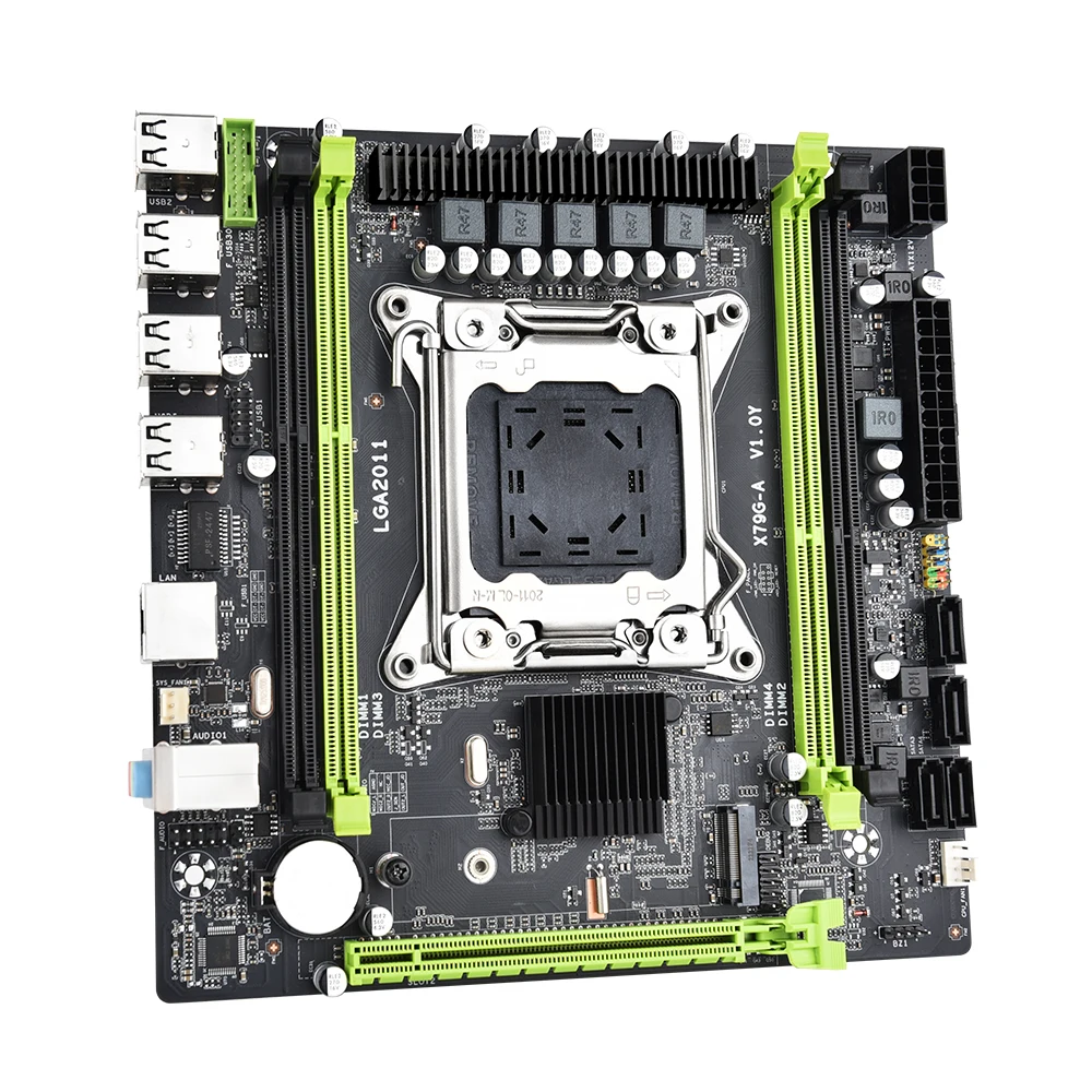 Оптовая продажа X79 Lga 2011 X79G-A игровой материнской платы настольный компьютер Pc материнская плата