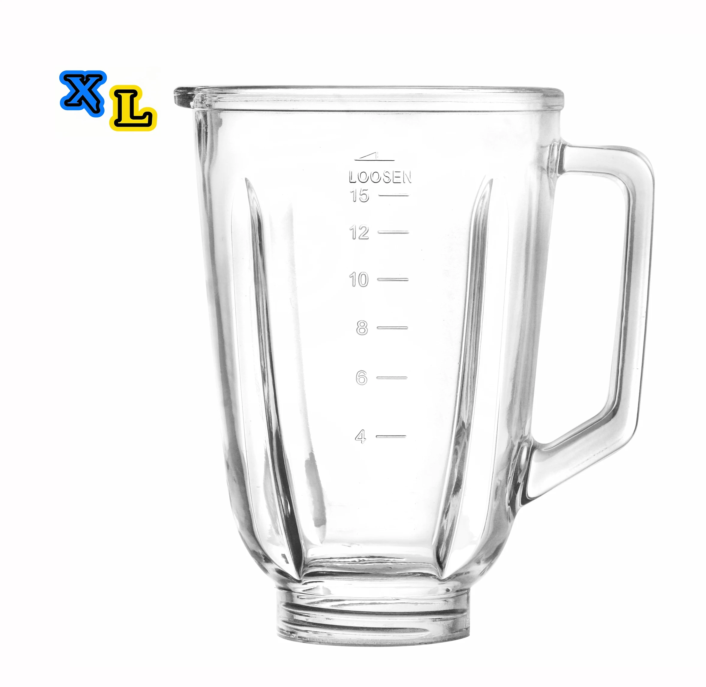 Wholesale Price Blender Glass Home Appliance easy to clean universal blender Juicer Parts glass jar