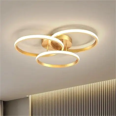 Romantic minimalist bedroom living room ceiling lamps modern fashion circle study bedroom dining room Aluminum led ceiling light