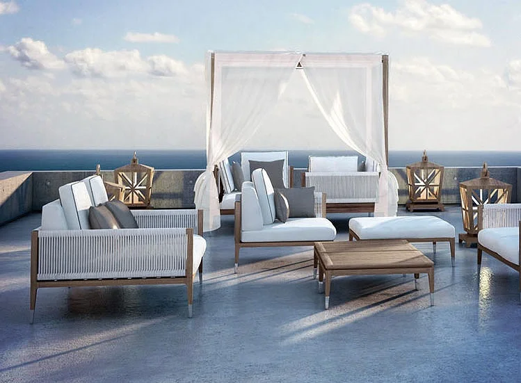 Luxury Teak wood furniture outdoor / garden/ patio sofa set