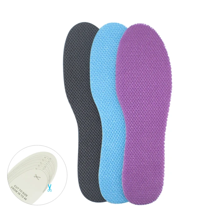 Summer comfort eva plantar fasciitis insoles breathable cutting size ladies shoes back insoles cheap mens shoe pads