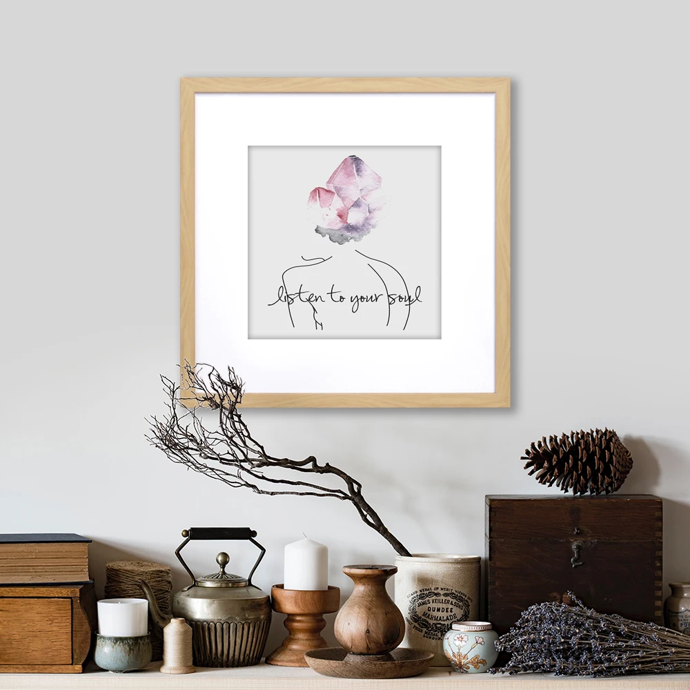 China Factory Wholesale Framed Art Prints Abstract Wall Painting Canvas Painting Wall Art