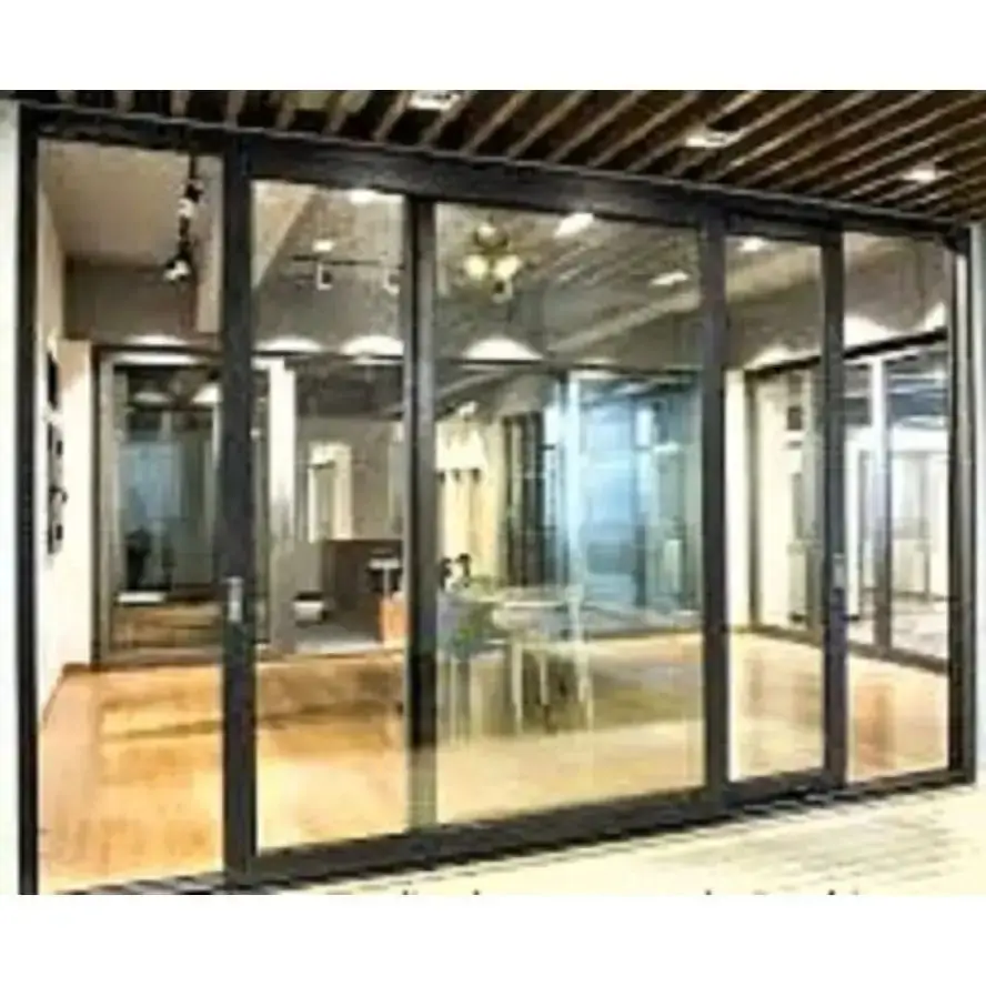 Cyclone Rated AS2047 Australian Standard Double Glazed Aluminum Frame Sliding Doors Exterior Patio Doors