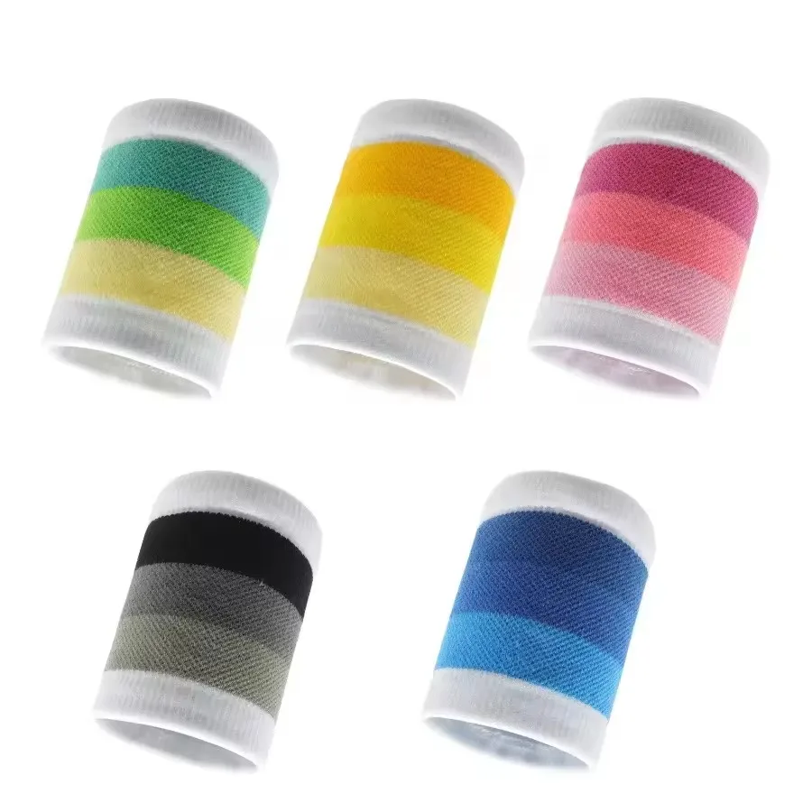 Cotton Athletic Sports Running Wrist Sweatbands  breathable wristband for men women