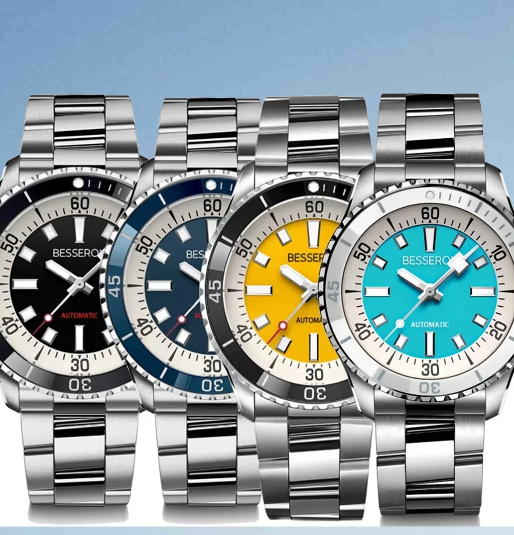 Керамическая рамка автоматические часы Reloj Luxury Nh35 Mouvement Дайвинг светящиеся механические с тахометром классический Orologio