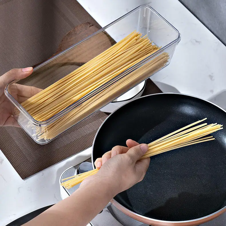 Новый дизайн лапши с крышкой прозрачный кухонный влагостойкий контейнер для хранения зерна холодильник