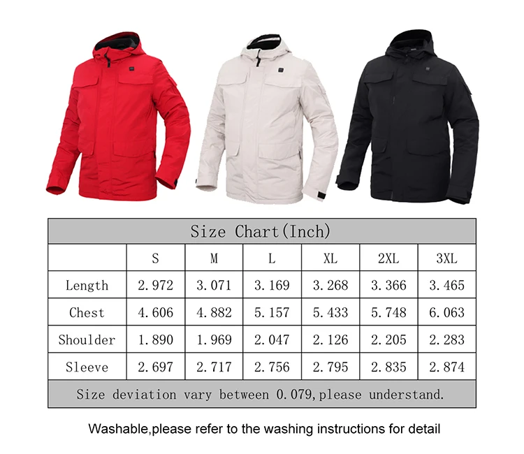 Midian plus size coats custom heated jacket men black jackets sport jackets mens black hooded camping & hiking wear