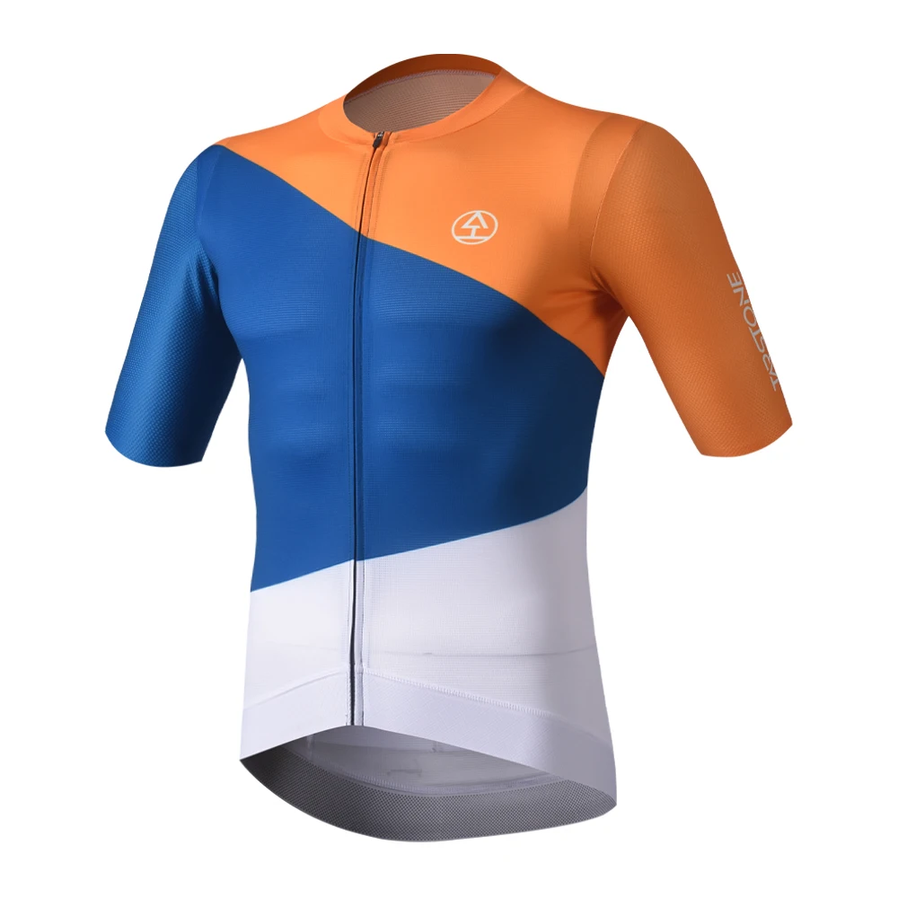 TARSTONE Professional MTB Team Uniform Custom Cycling Jersey Colorful Short Sleeve Riding Clothing with Pockets Sportswear Men