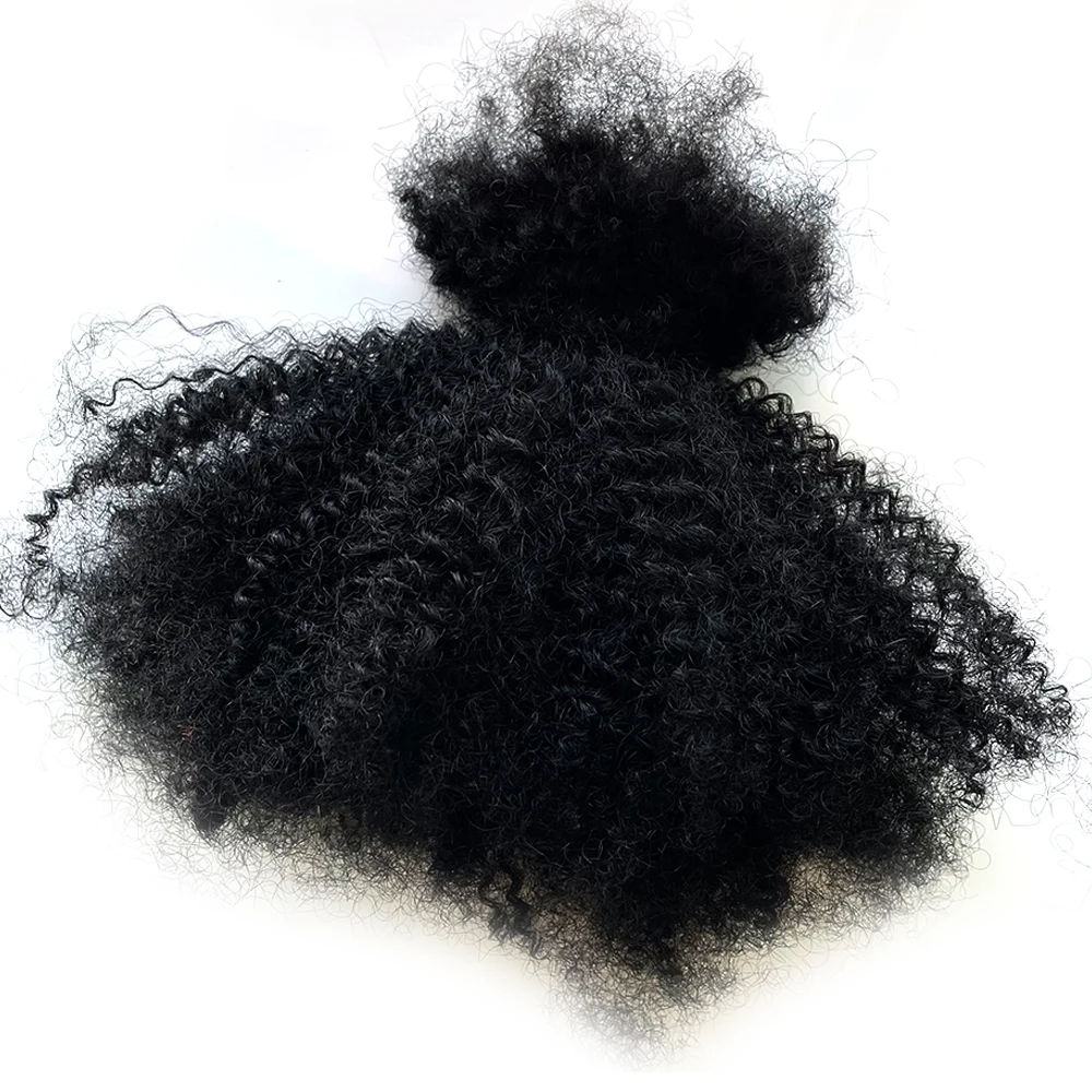 Wholesale Dreadlocks extensions bulk hair 100% human hair afro kinky bulk human hair for locs extensions