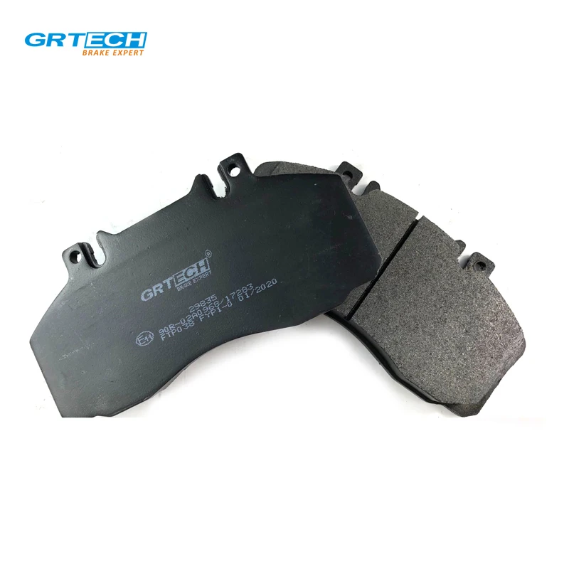 WVA 29835 factory sale noiseless semi metallic heavy truck brake pads for Hino,Mercedes-Benz