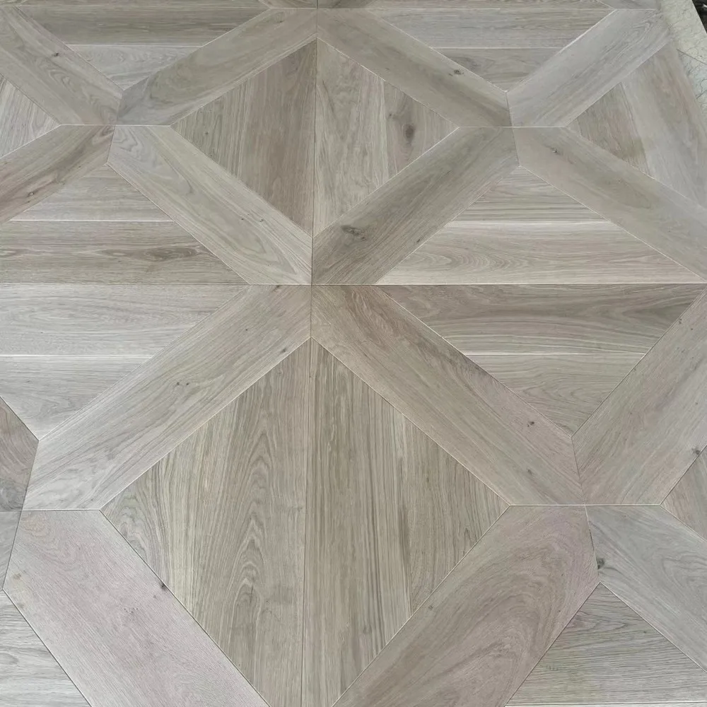Easy Assemble Versailles oak wood Flooring unfinished wood parquet flooring Customized engineered wood Flooring for Indoor