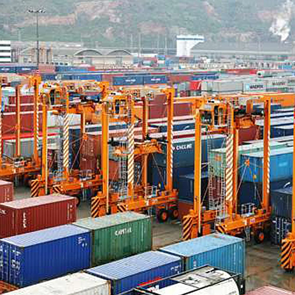 Port used rubber type container gantry crane for sale