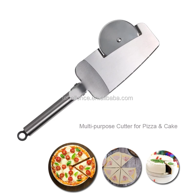 Top Seller Pizza Serving Tools Multifunction Pizza Wheels Cutter Heavy Duty Pizza Saver