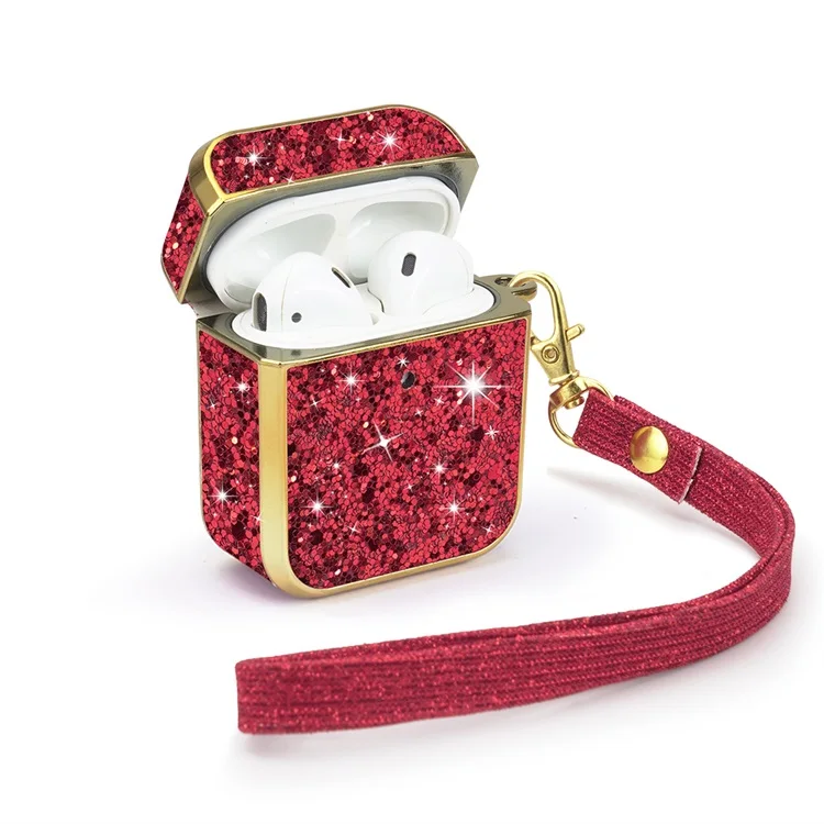 Designer Glitter Bling For Airpods Pro 2 Case 1 2nd Generation Max Earphone Protective Cover Luxury Cute With Keychain