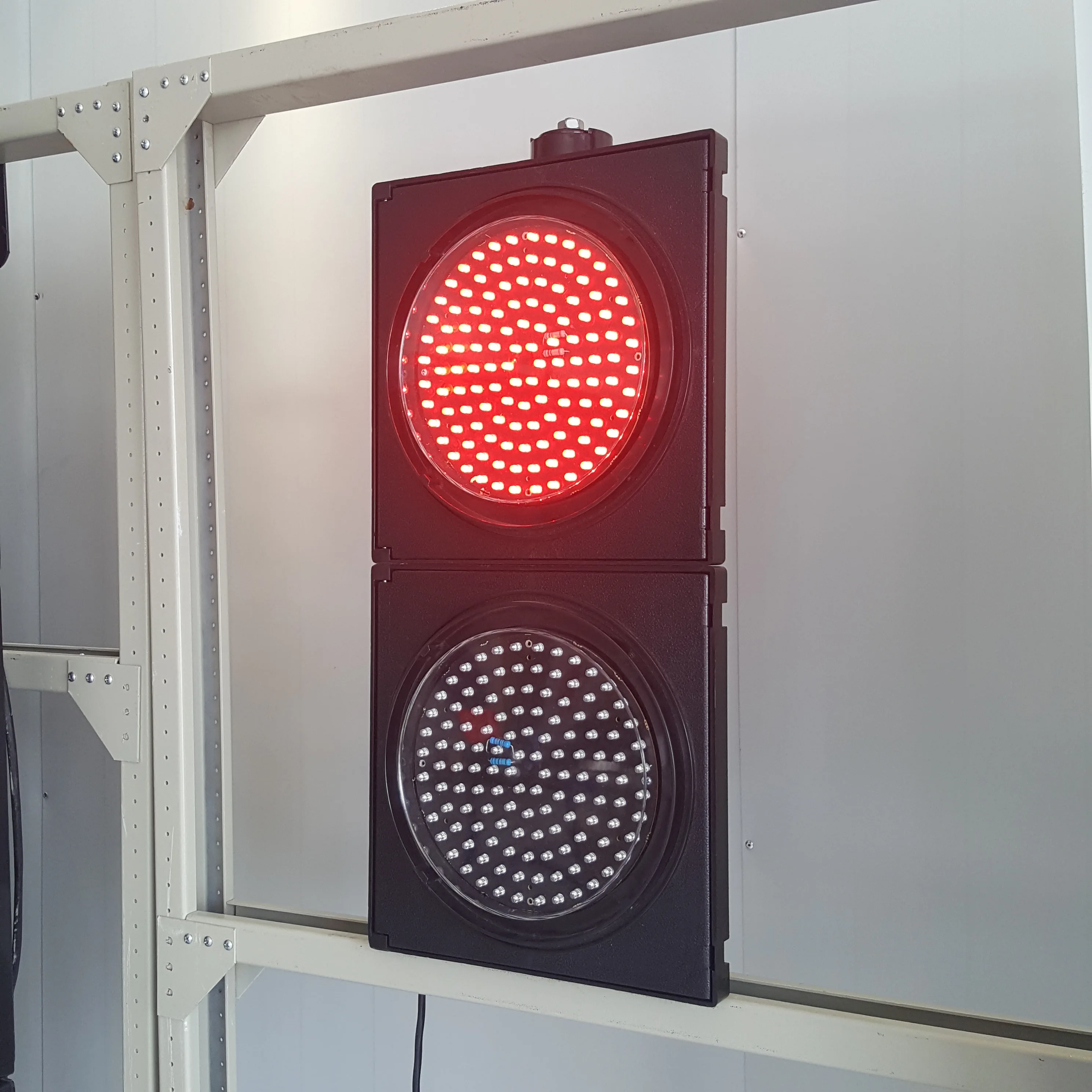 200MM 2-Aspect Clear Lenses RG Ball Road Traffic Light Manufacturer