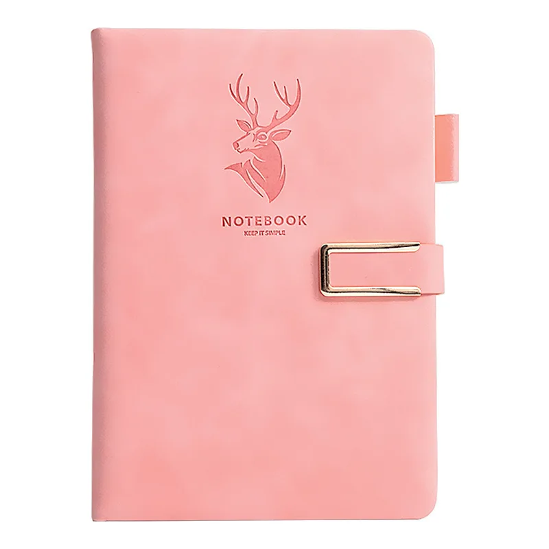 2023 Embossed Logo Office School A5  Leather HardCover Notebook with Round Corner  Customizable Bulk  Leather Bound Cover Custom