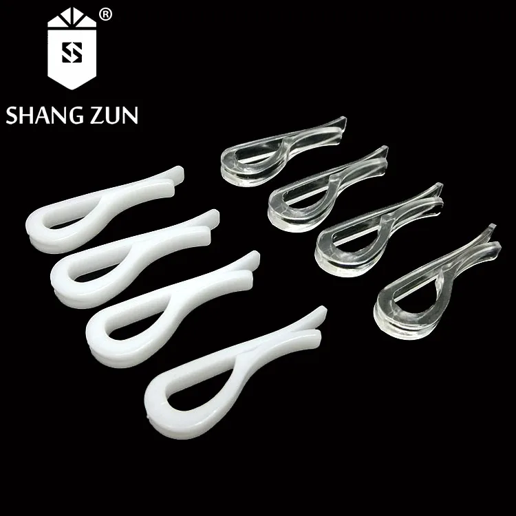 
Wholesale Eco-friendly PS clear plastic anti-skid anti-wrinkle shirt clips for garment 