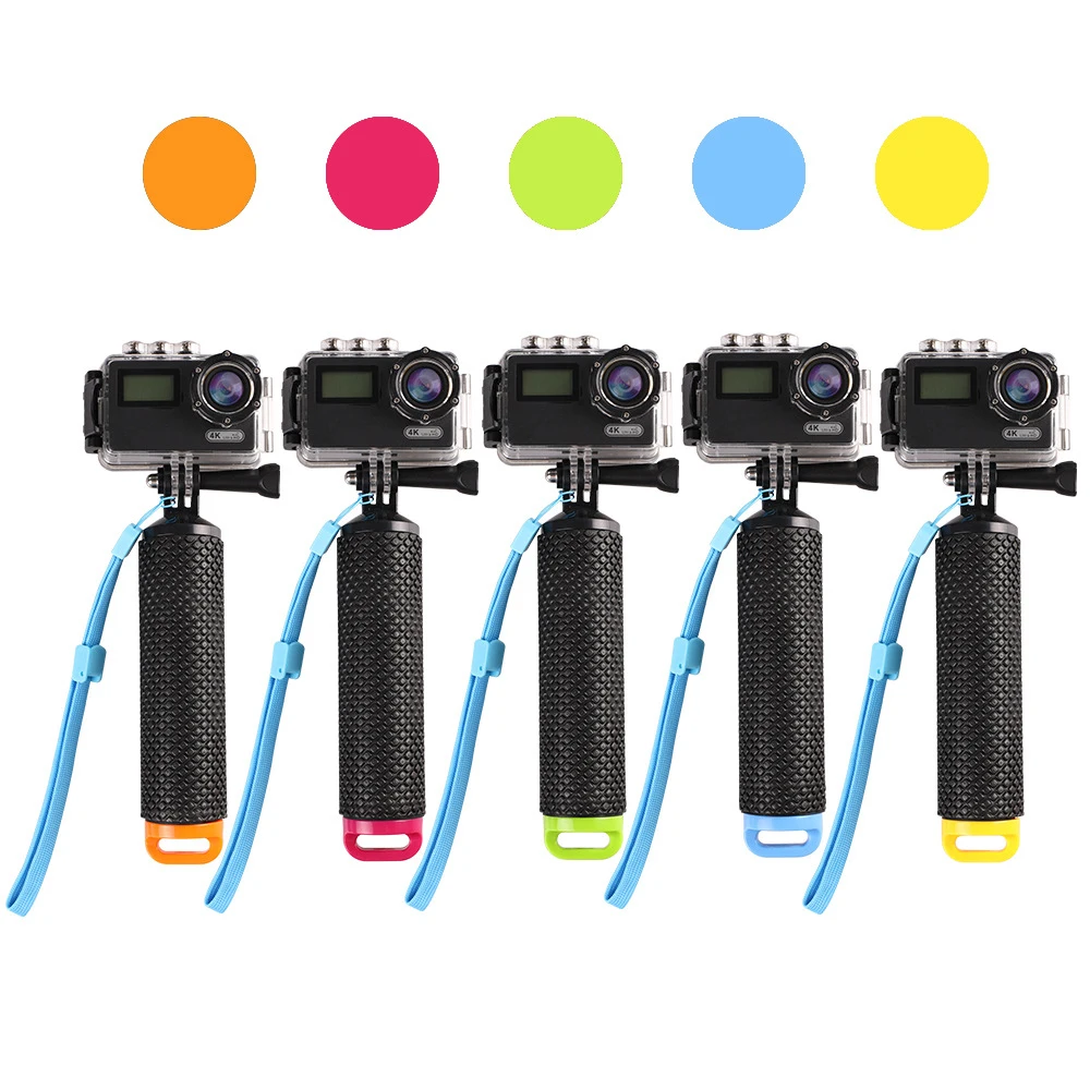 Водонепроницаемая рукоятка для GoPro Hero 10 9 8 7 6 5