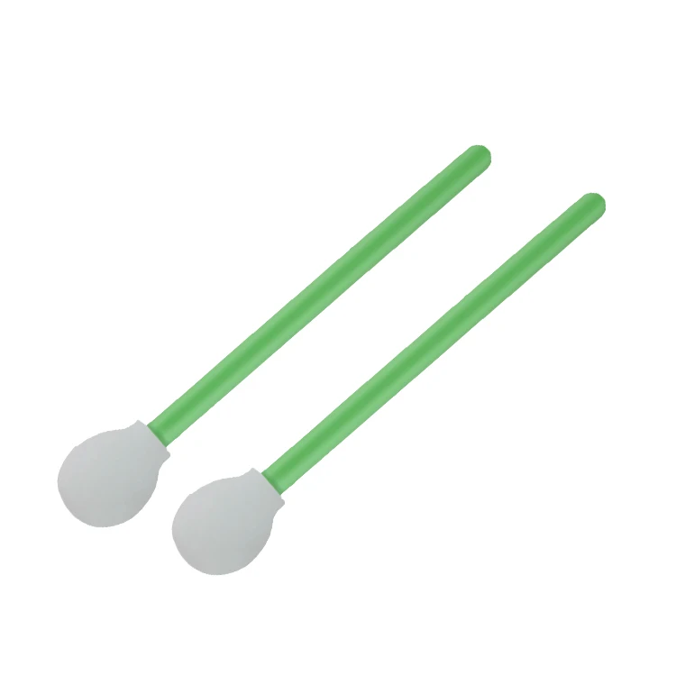 Disposable polyester microfiber head swabs camera lens microfiber 16 Ms meters 24 Ms meters CCD swab swabs stick