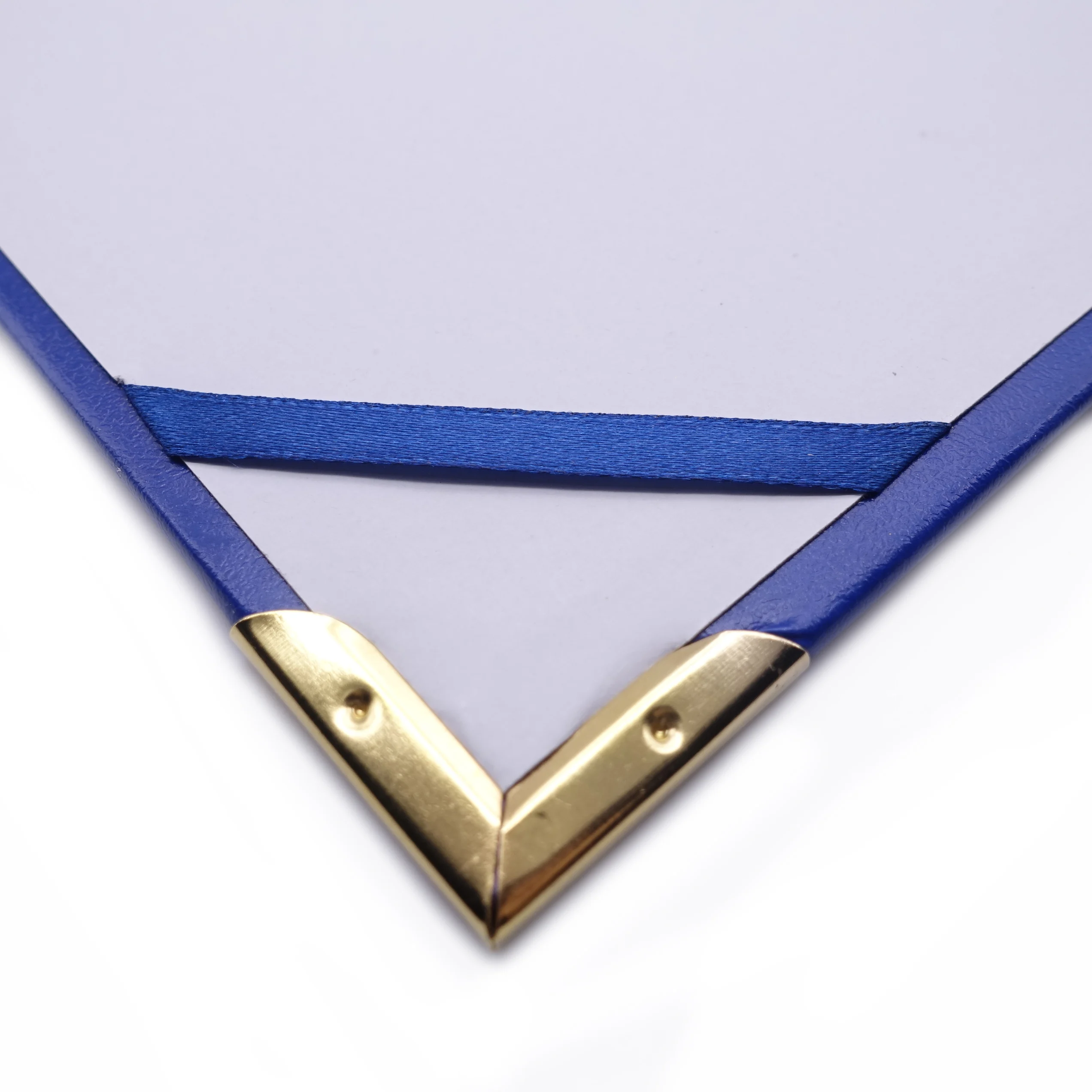 
Blue Leather A4 Certificate Frame Diploma Holder Or Cover Custom Leather File Folder Book 