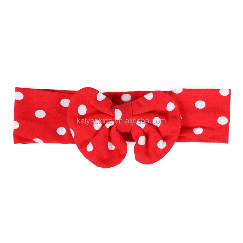 Kids Accessories Wholesale Baby Girls Cotton Wool Bow  Solid Color Baby Headband