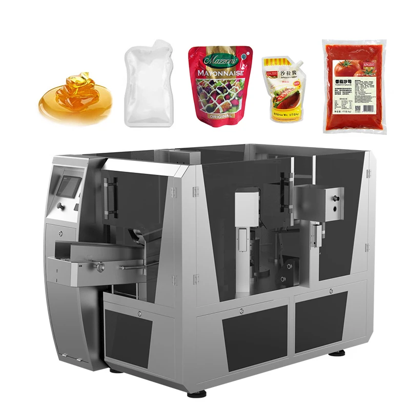 Linpack bag automatic portion fruit jam fill seal packing machine