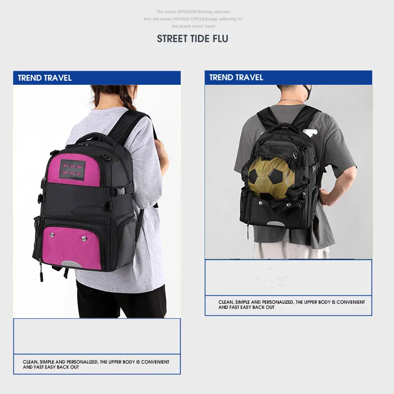 Team Drawstring Gym Basketball Backpack for Men Sports Women School Boys Shoulder Swim Dry Wet Training Fitness Football Bags