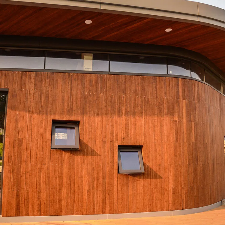 Outdoor Strand Woven Bamboo Waterproof Wall Panel