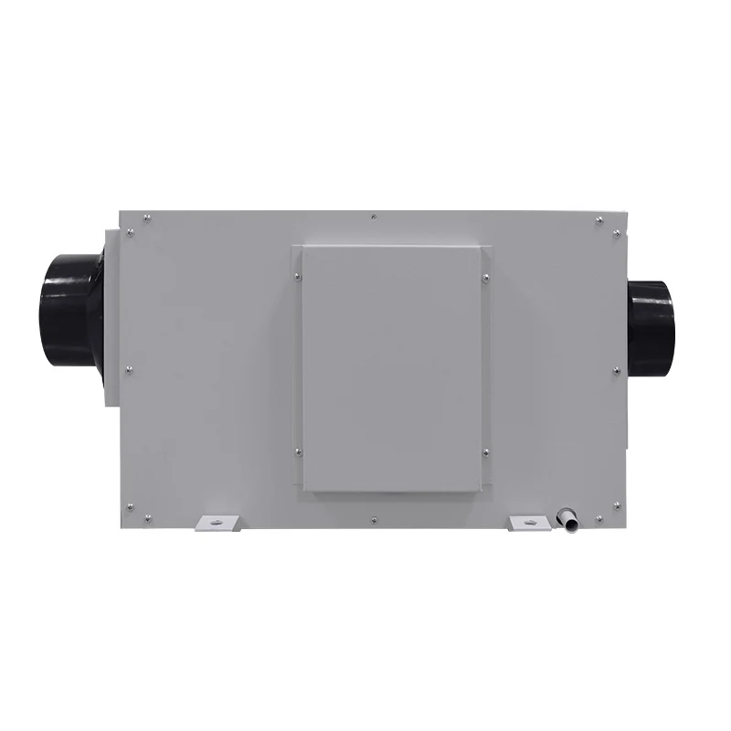 
commercial deiling mounted duct dehumidifier water removal in store 