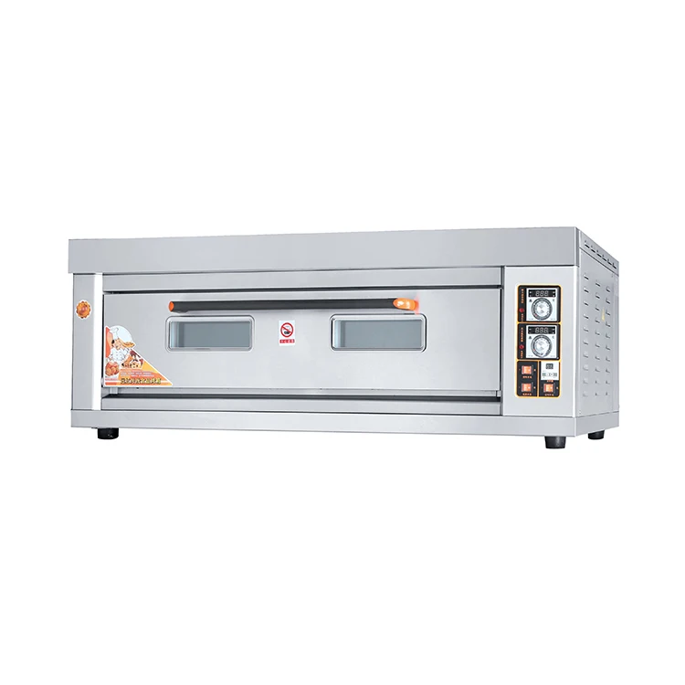 Stainless Steel 3 Deck 6 Trays Electric Bread Deck Oven Electric Bakery Machine With Steam