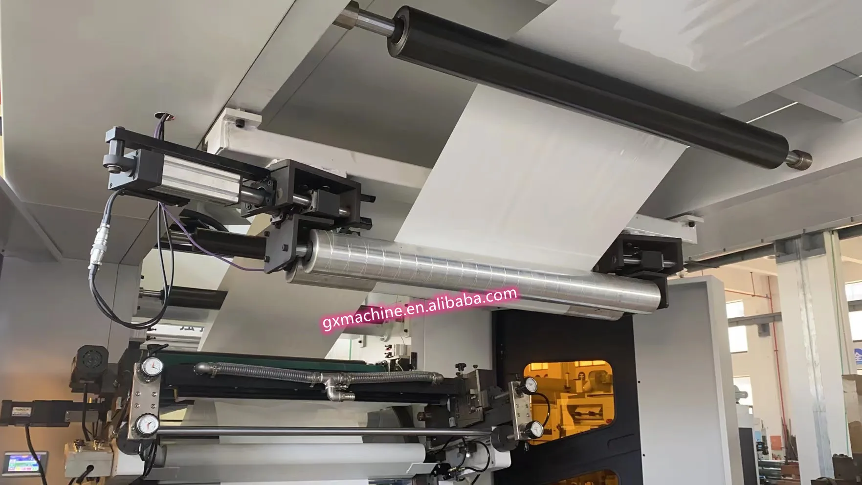 QIANGTUO high quality plastic bags Central drum CI type 6 color flexo printing machine/flexo printer