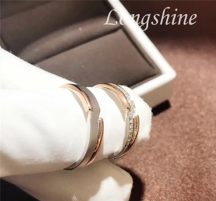 Shenzhen Jewelry Hot Selling Luxury Couple Ring Set Wedding band Ring set Friendship Diamond Ring
