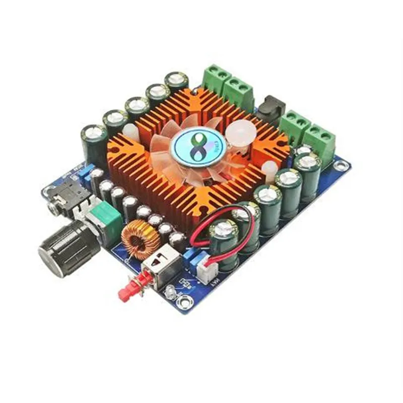 Four-channel 4*50W car HIFI power amplifier board TDA7850 digital power amplifier module   XH-M521