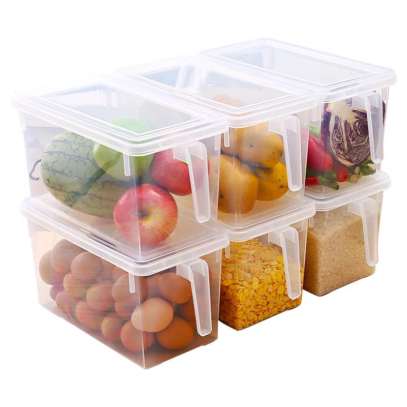 Kitchen Refrigerator Drawer Type Storage Box Household Fresh Food Storage Containers