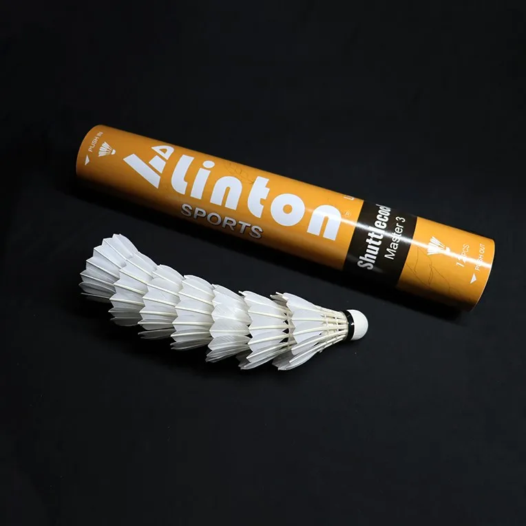 Chinese manufacturer White Duck Feathers Shuttles Badminton Shuttlecock hybrid shuttlecocks tournament