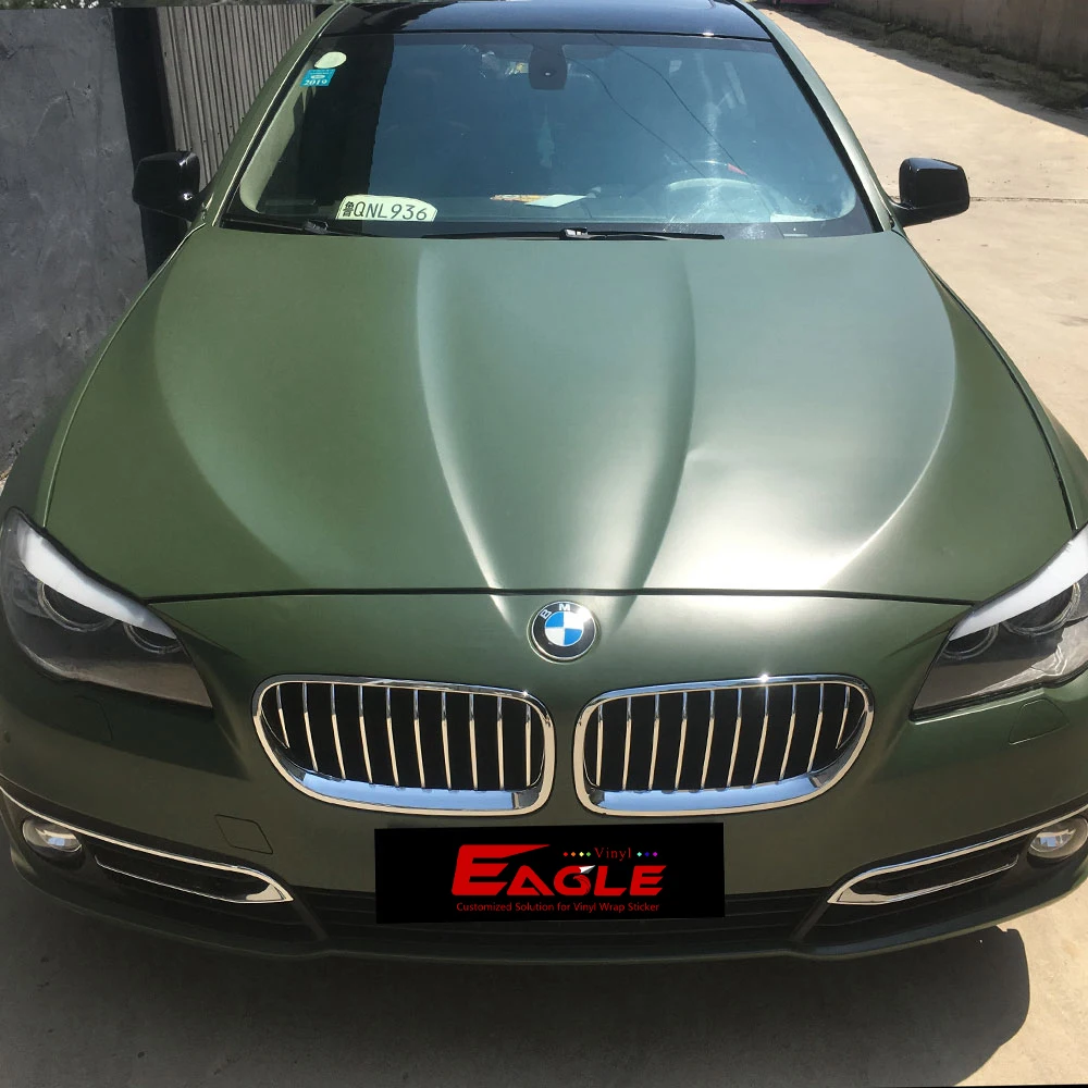 Fashion Color Military Army Green Changing Car Body Decoration Sticker Chameleon Vinyl Vehicle Wrap