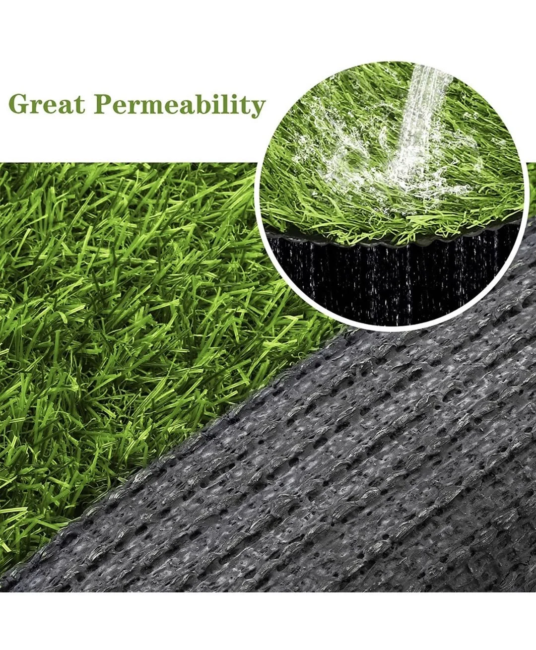 Оптовая продажа с завода, высококачественная искусственная трава 35 мм 40 мм, искусственная трава для сада