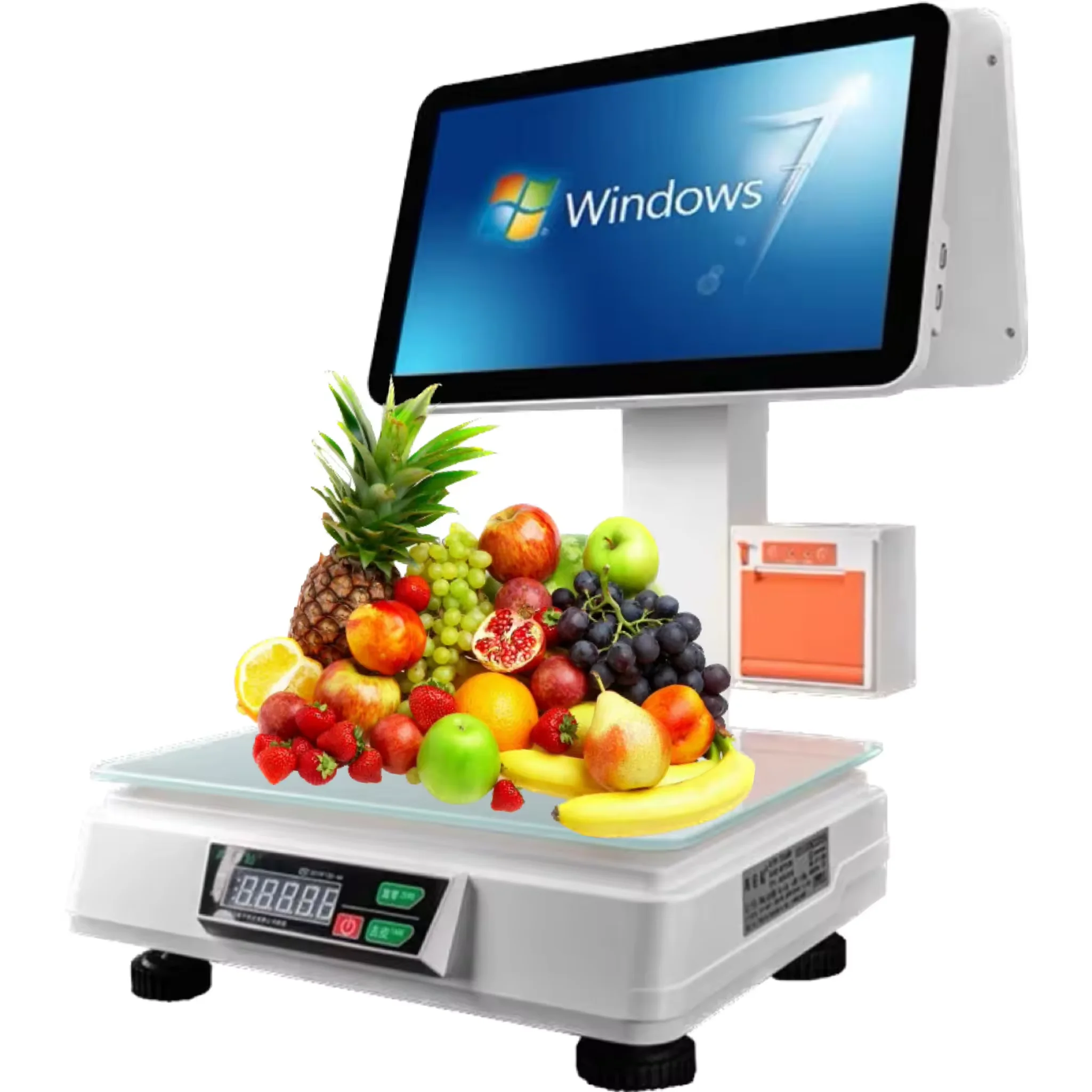 Best Selling 11.6 inch 15 inch 15.6 inch Dual Screen Scale Cash Register Retail Machine POS all in one System