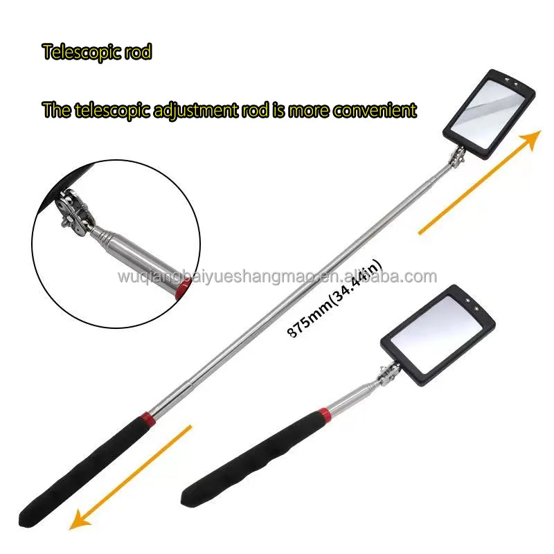 Регулируемое контрольное зеркало для сварки Растягивающихся и выдвижных ручек проверки безопасности поиска