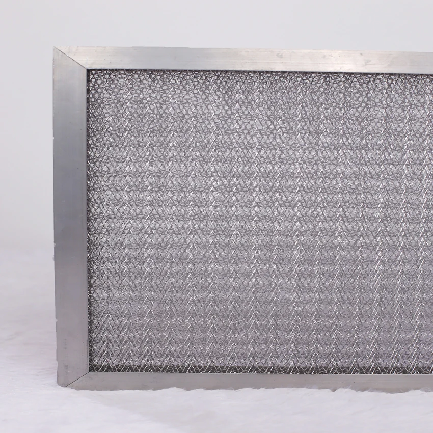 
Factory direct sale G4 Initial effect Economical washable panel metal aluminum mesh stainless steel air filter 