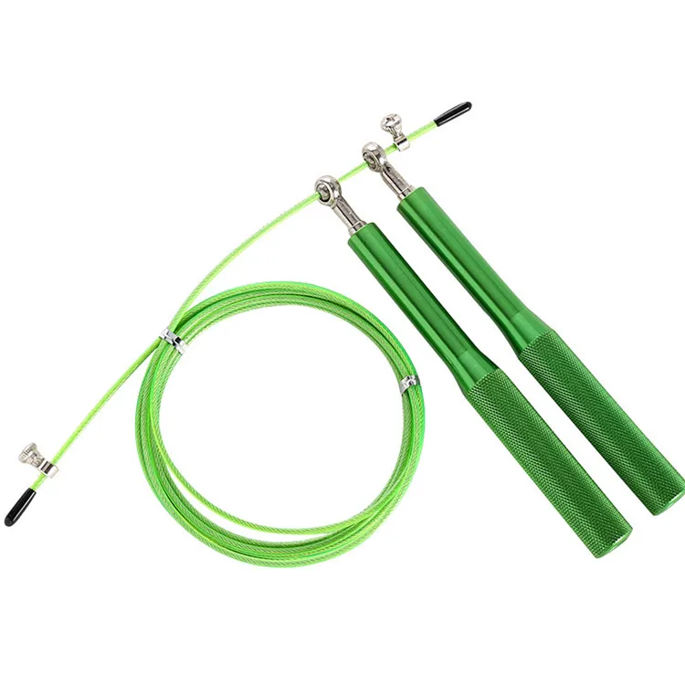 2021 Popular Fast Speed Jump Rope Aluminum Handle Steel Wire Skipping Rope for Adult