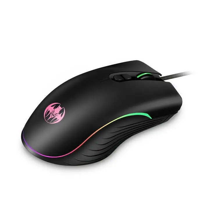 Оптовая продажа USB Проводная 7D 7200 точек/дюйм макро Программирование RGB светодиодная подсветка оптическая игровая