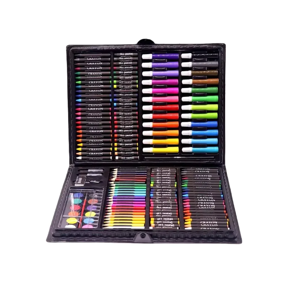 168 Pack Art Set for Students Budding Artists Plastic Crafts Painting Drawing Kit for Kids Teens Boys Girls for School Use