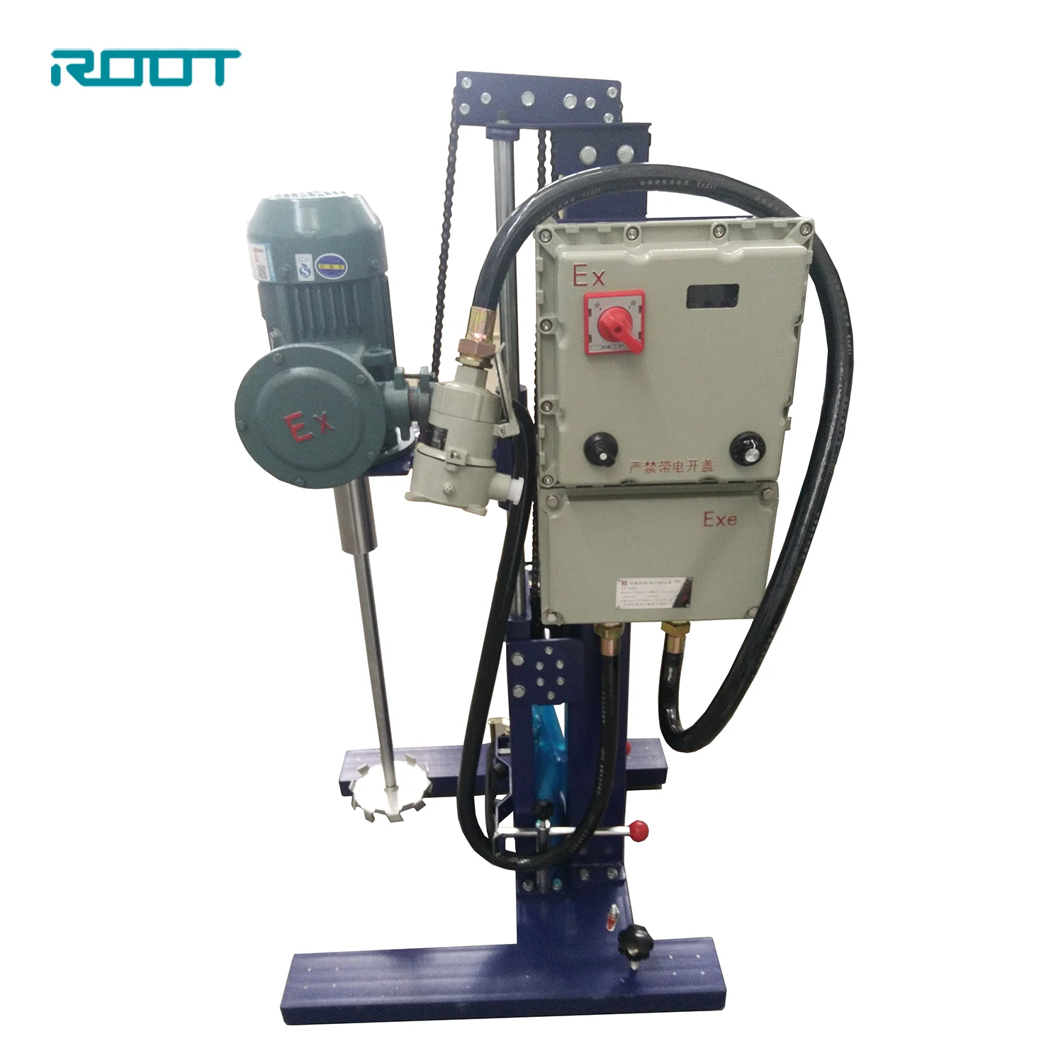 Small investment paint disperser mixer used in Lab / test / trail